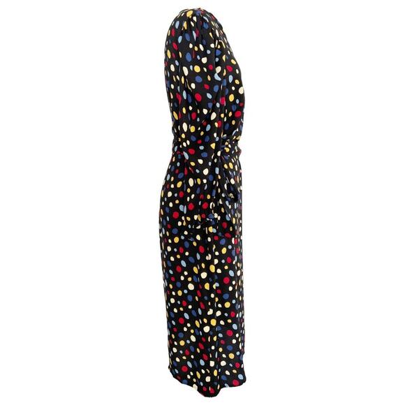 Reformation Jaylee Fiesta Polka Dot Wrap Dress Size XL - Picture 5 of 7